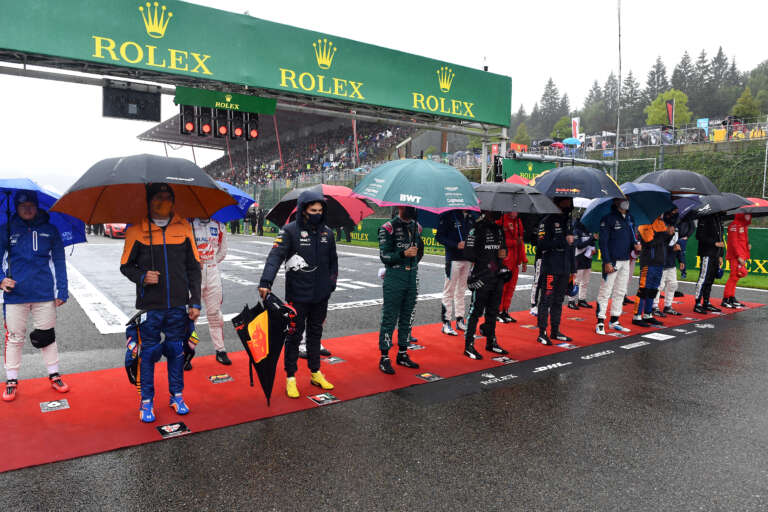 Spa, mezőny, rajtrács, racingline