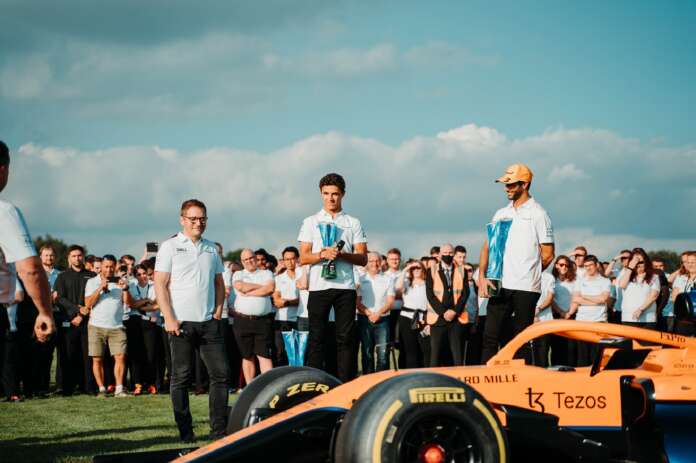 Andreas Seidl, Lando Norris, Daniel Ricciardo, McLaren, MTC