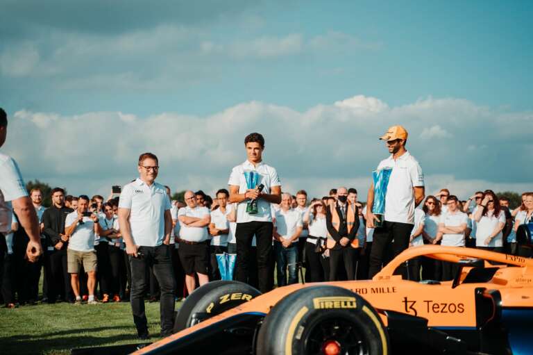 Andreas Seidl, Lando Norris, Daniel Ricciardo, McLaren, MTC