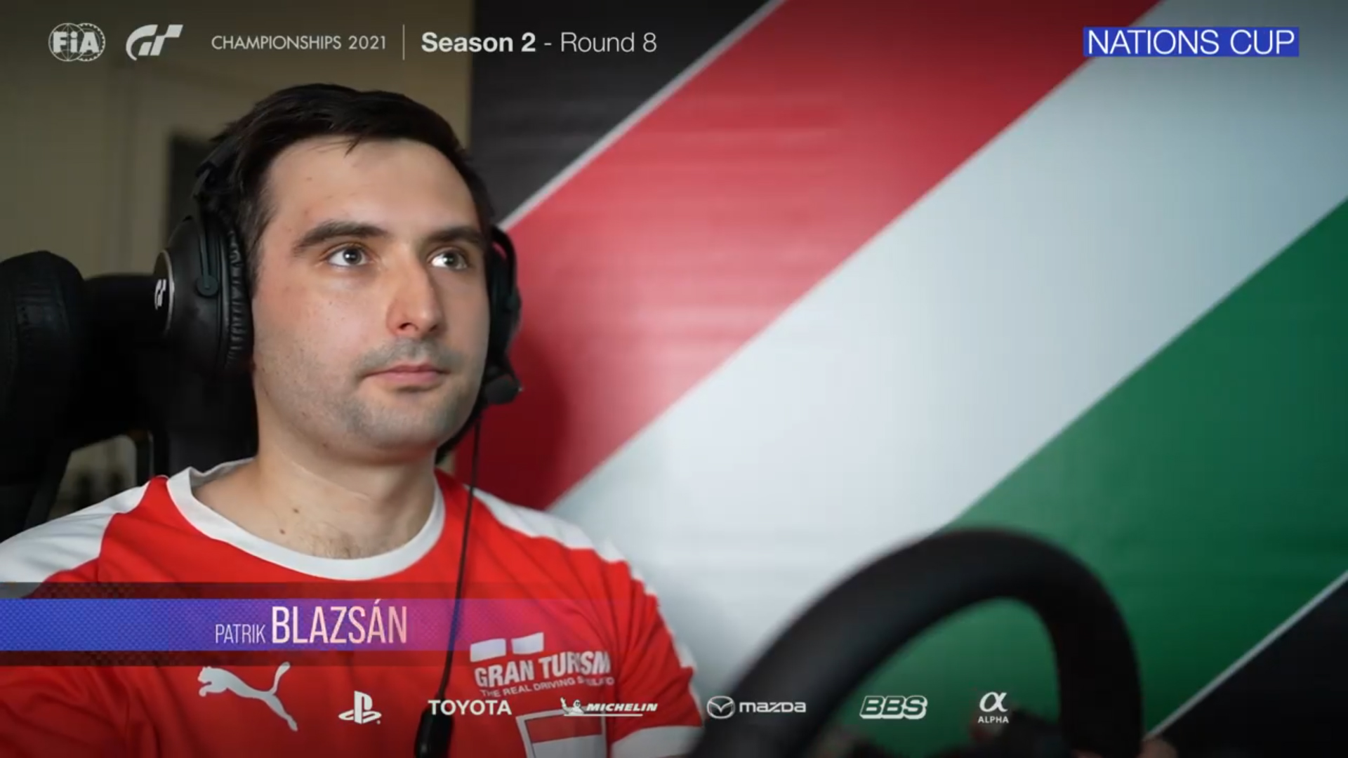 Blazsán Patrik bemutató kör a Nations Cup 8. fordulójában