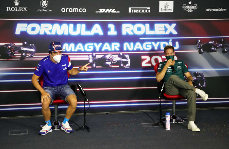 Fernando Alonso, Alpine, Sebastian Vettel