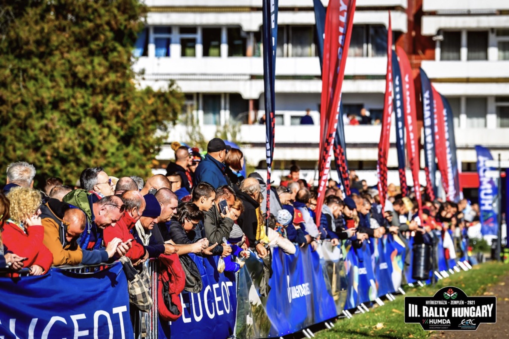  Szurkolók a Rally Hungaryn, a nyíregyházi város gyorsaságin