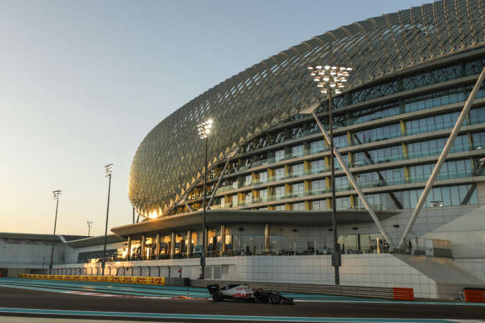 F1, Yas Marina Circuit, Abu Dhabi, Haas, racingline