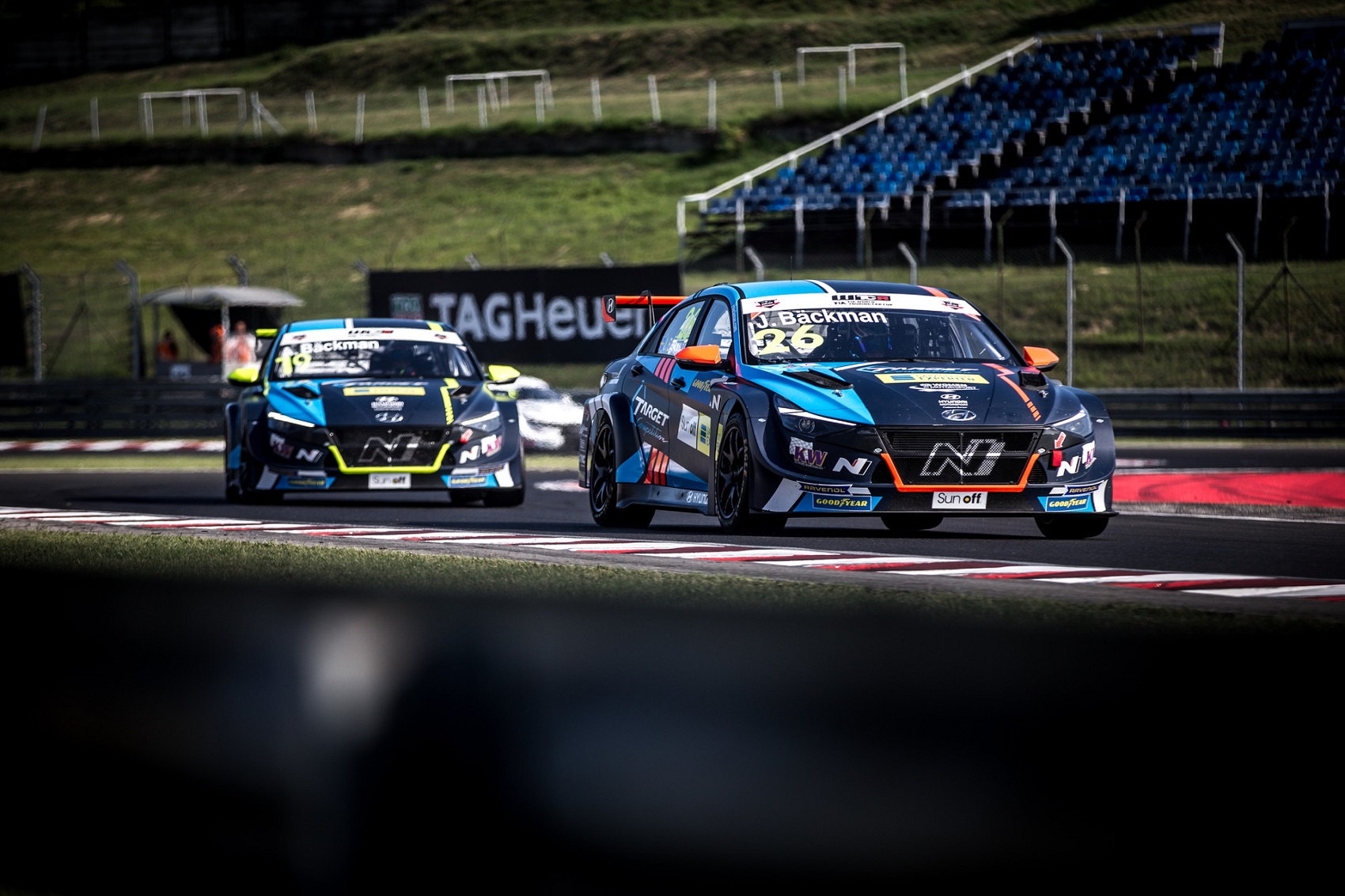 Jessica & Andreas Bäckman, Target Competition, Huyndai, FIA WTCR, racingline.hu
