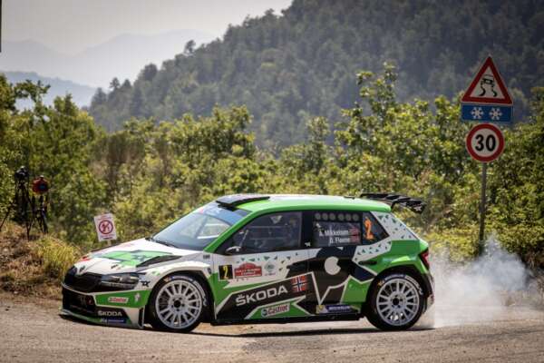 Andreas Mikkelsen–Ola Floene, Skoda Fabia Rally2 Evo, Toksport WRT
