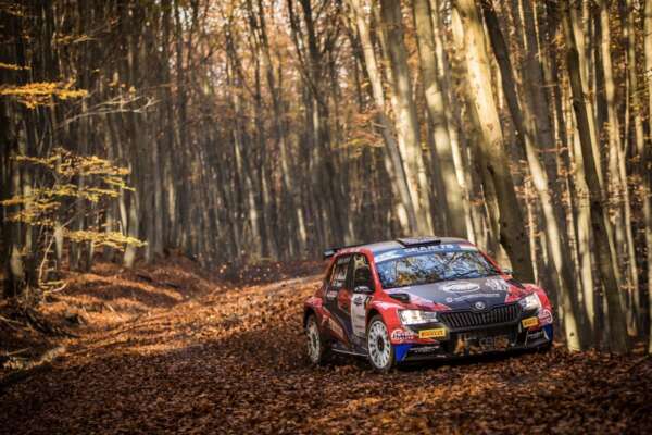 Andreas Mikkelsen–Ola Floene, Topp-Cars Rallye Team, Skoda Fabia Rally2 Evo, Rally Hungary 2020