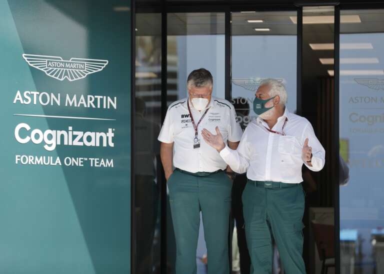 Otmar Szafnauer, Lawrence Stroll, Aston Martin