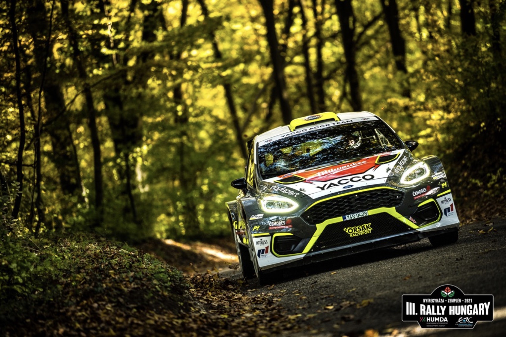  Eric Cais–Jindriska Zakova, Ford Fiesta Rally2, Rally Hungary 2021