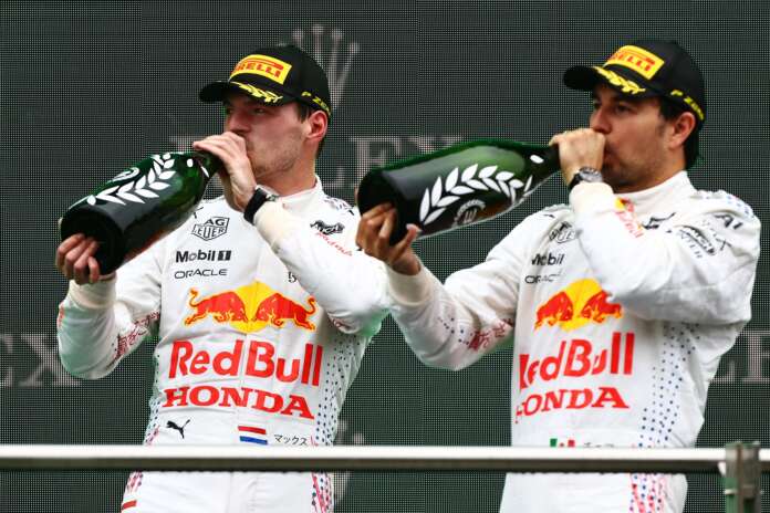 sergio perez, max verstappen