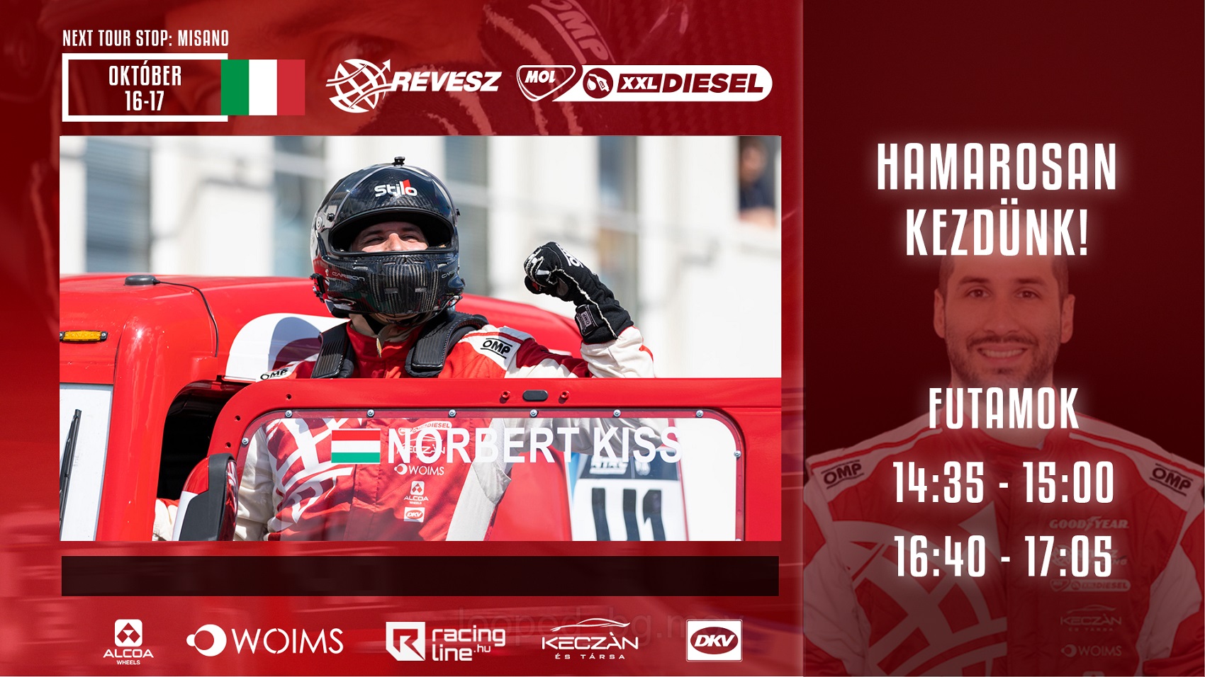 Idén utoljára közvetítjük a kamion Európa-bajnokság versenyeit!