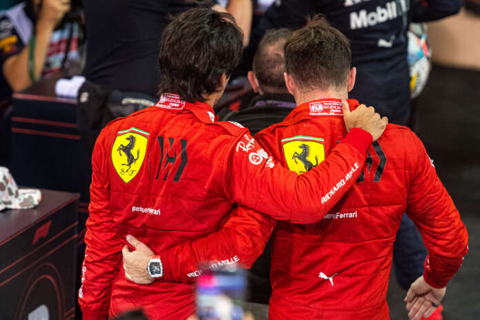 Charles Leclerc, Carlos Sainz, Ferrari
