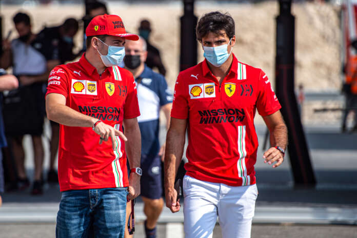 Charles Leclerc, Carlos Sainz, Ferrari