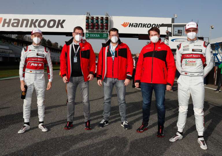 René Rast, Markus Duesmann, Oliver Hoffmann, Julius Seebach, Nico Müller, audi