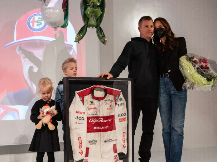 Minttu, Robin, Rianna, Kimi Räikkönen,