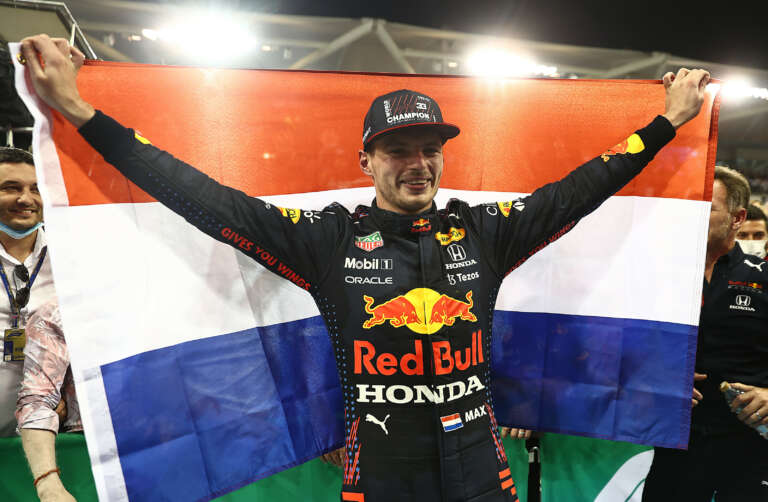 Verstappen, racingline