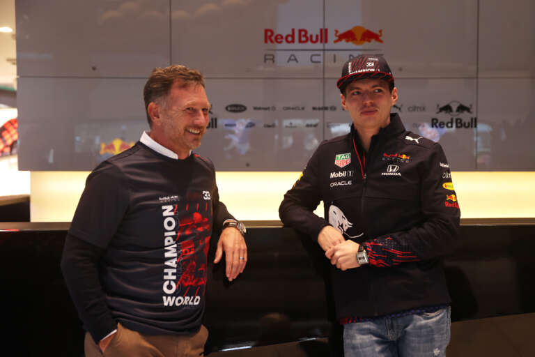 Max Verstappen, Christian Horner