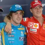 Kimi Räikkönen, Fernando Alonso, Michael Schumacher