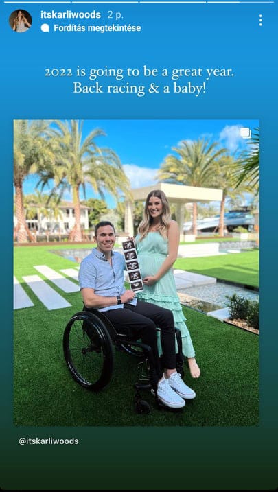 A boldog pár, Karli Woods és Robert Wickens