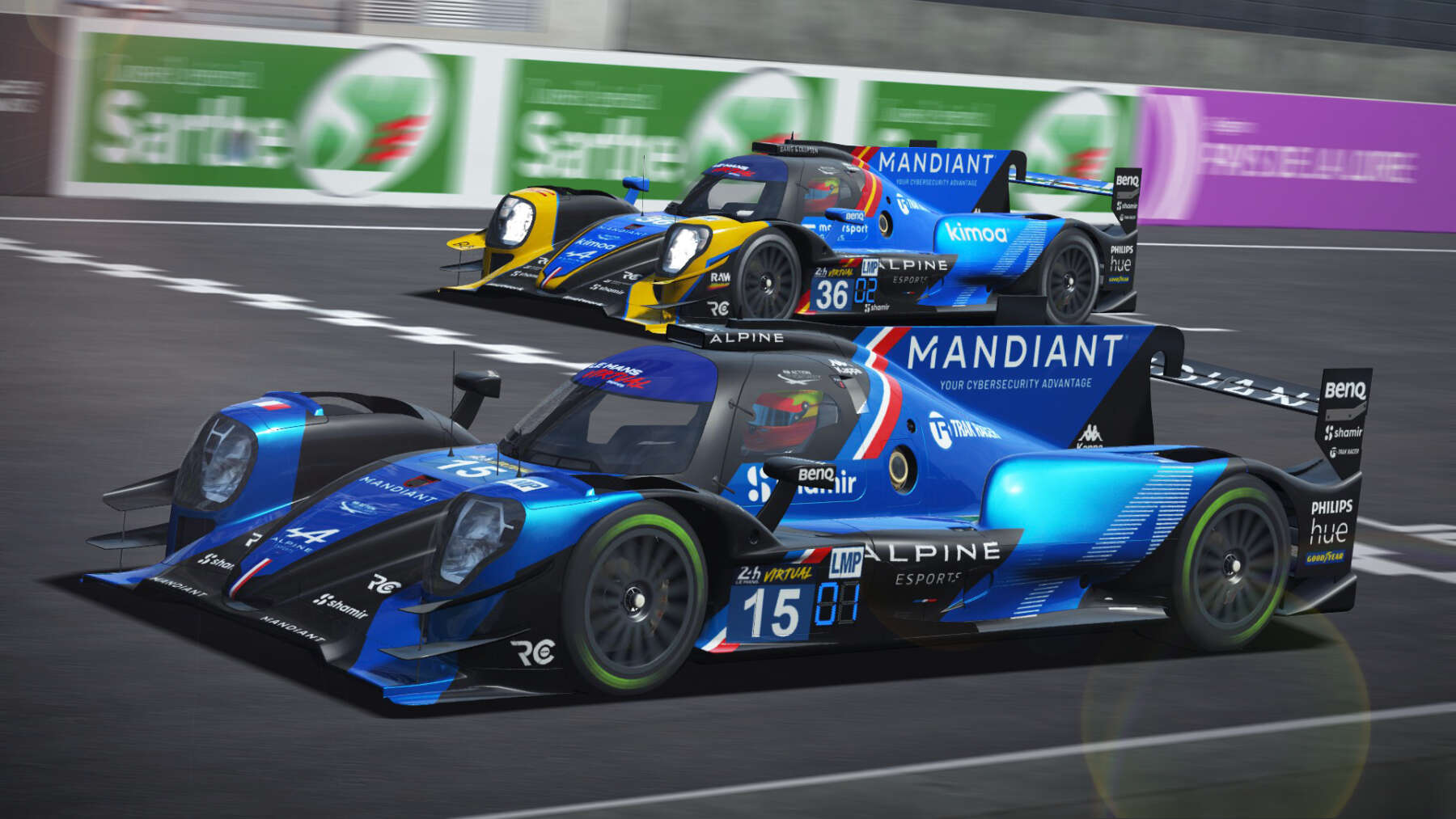 A 15-ös autóban Zuba Péternek, a 36-os autóban Sipos Patriknak szurkolhatunk majd