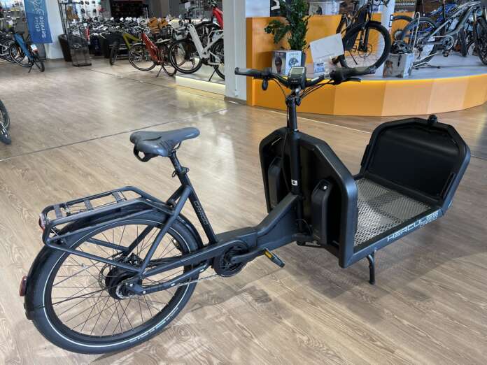 E-cargo teherszállító kerékpár