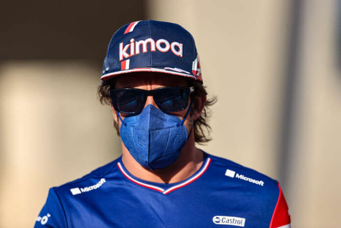 Alonso, racingline