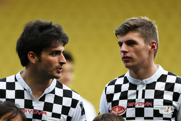 carlos sainz, max verstappen