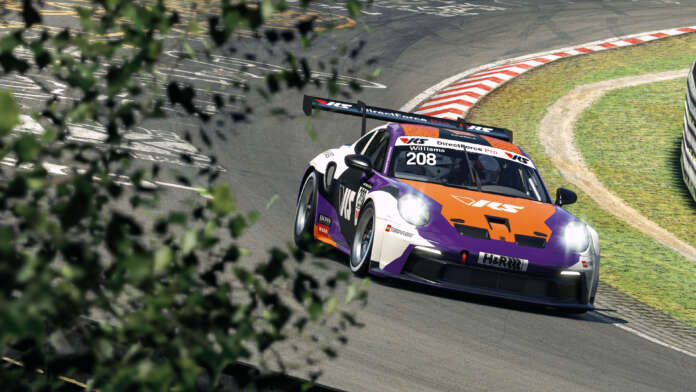 A VRS Coanda Simsport autója a Nürburgringen