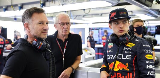 christian horner, helmut marko, max verstappen