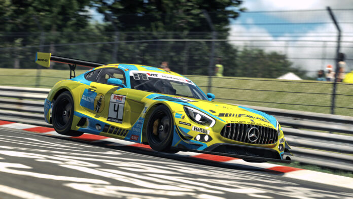 Mercedes-AMG E-Sports Team HRT, Mercedes AMG GT3, Kiss Norbi, Florian Denzler, Danny Giusa