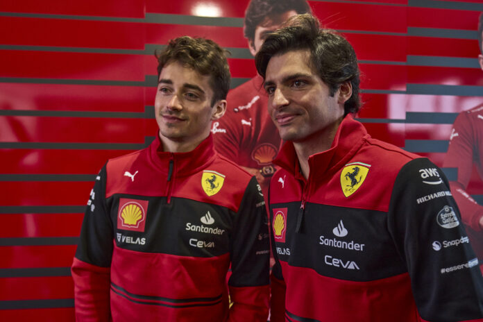 Charles Leclerc, Carlos Sainz, Ferrari, Imola