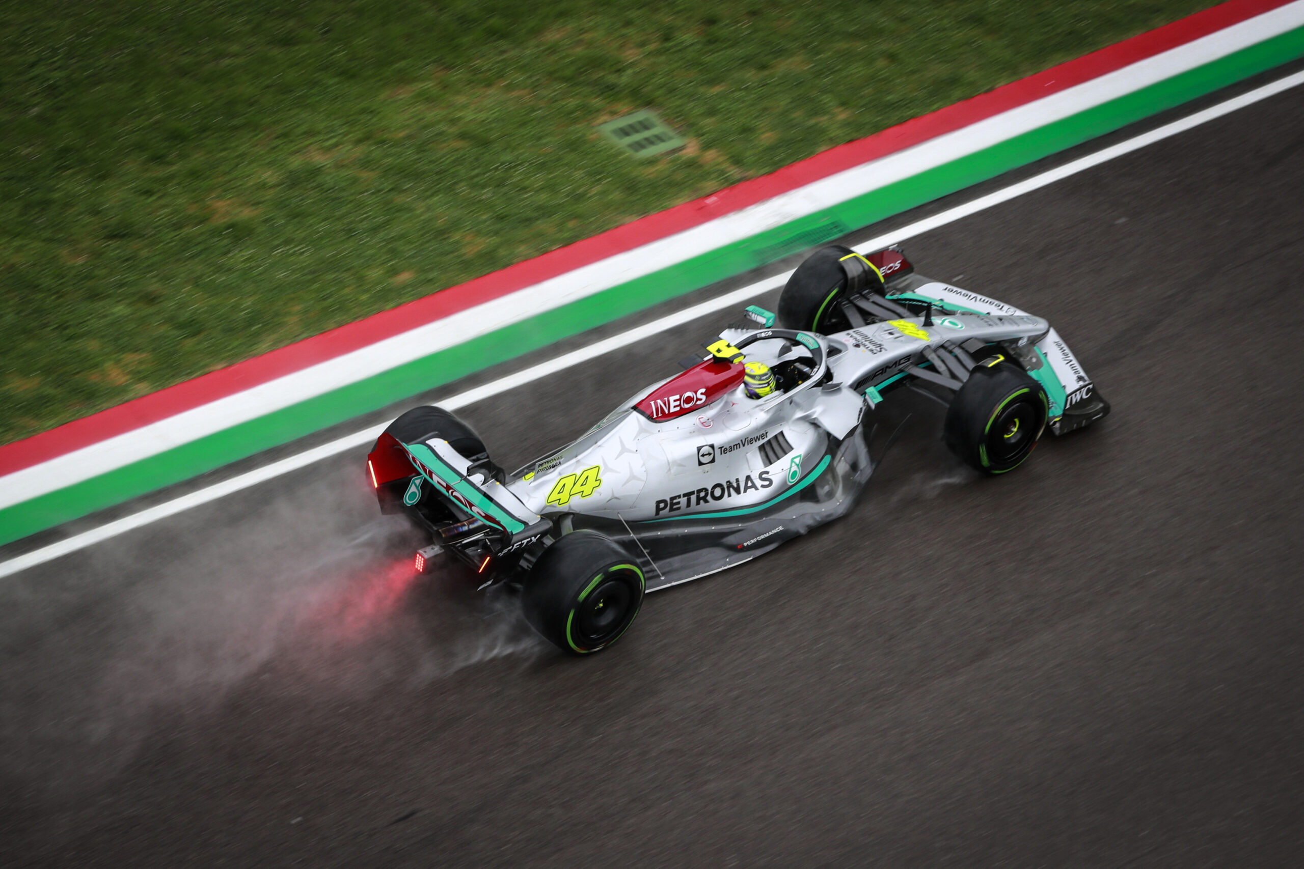 Lewis Hamilton, Mercedes, Imola