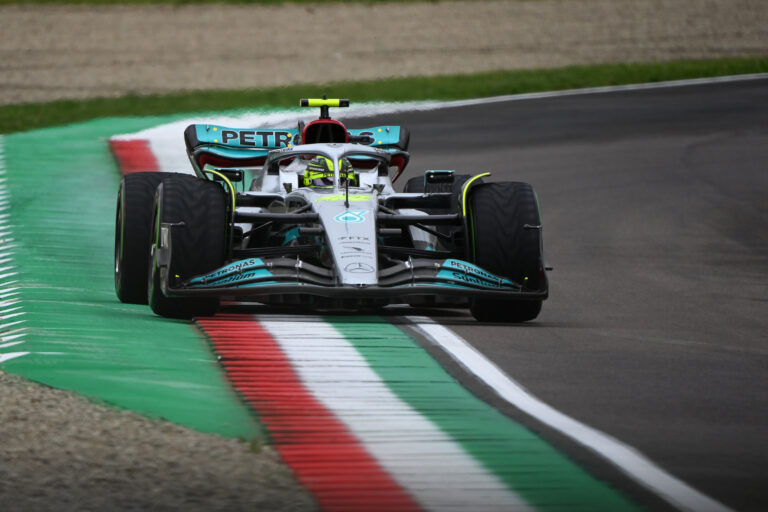 Lewis Hamilton, Mercedes, Imola