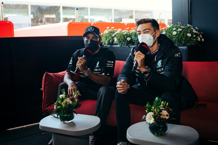 Hamilton, Russell, racingline