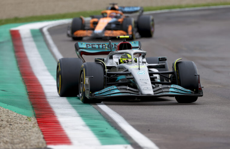 Lewis Hamilton, Mercedes, Imola