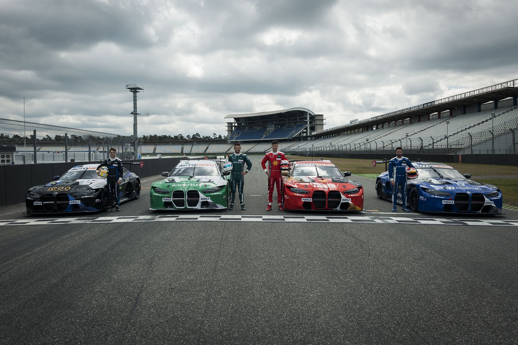 Esteban Muth, Marko Wittmann, Sheldon van der Linde, Philipp Eng, BMW, DTM, racingline.hu