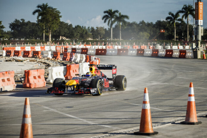 Sergio Pérez, Red Bull, Miami, bemutató