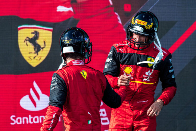 Charles Leclerc, Carlos Sainz, Ferrari, Miami Nagydíj