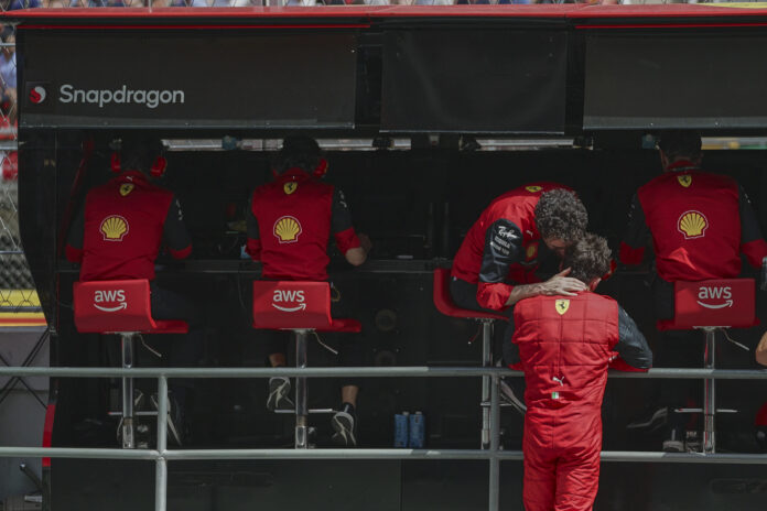 Mattia Binotto, Charles Leclerc, Ferrari, Spanyol Nagydíj