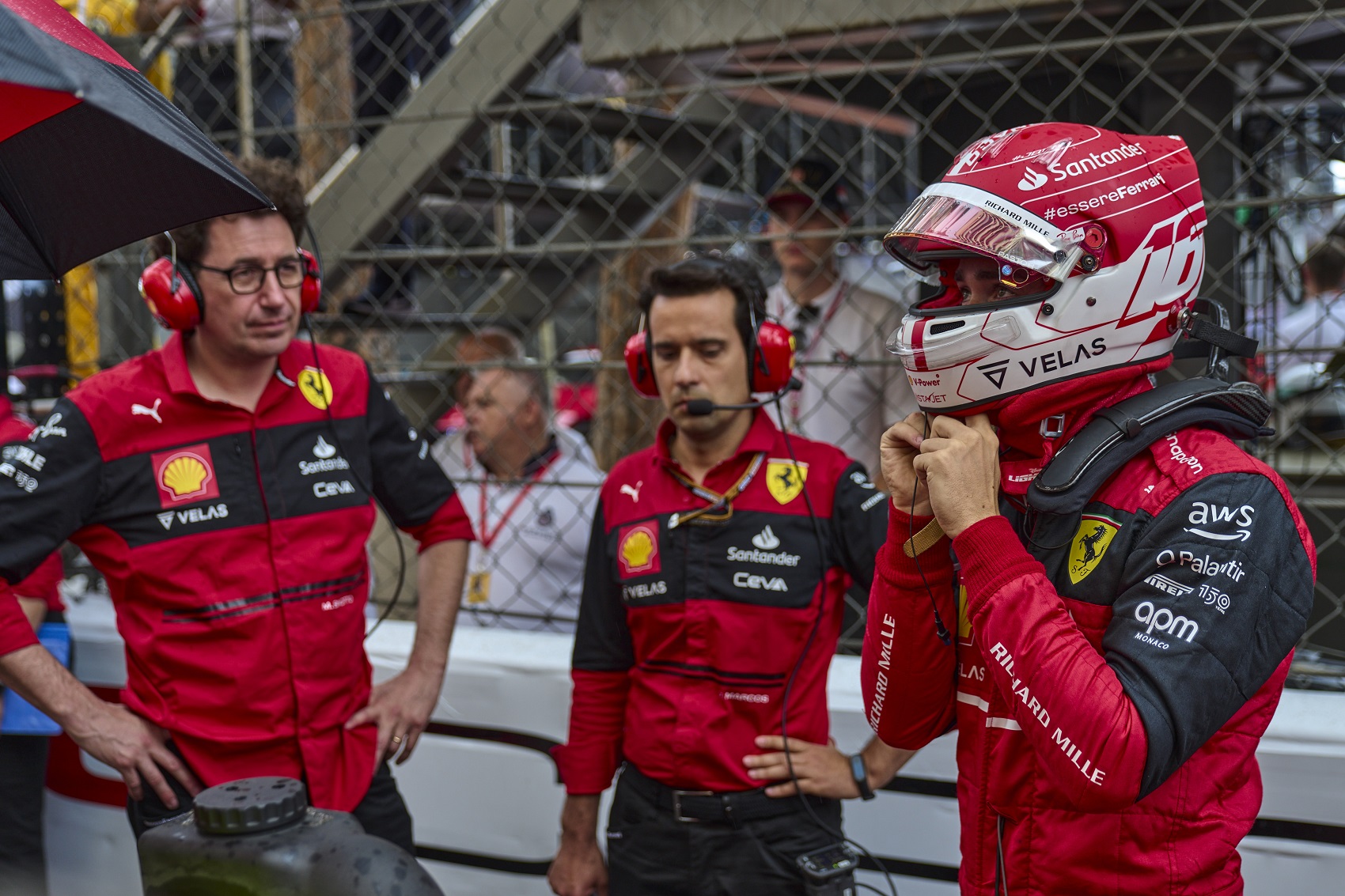 Charles Leclerc, Mattia Binotto Ferrari