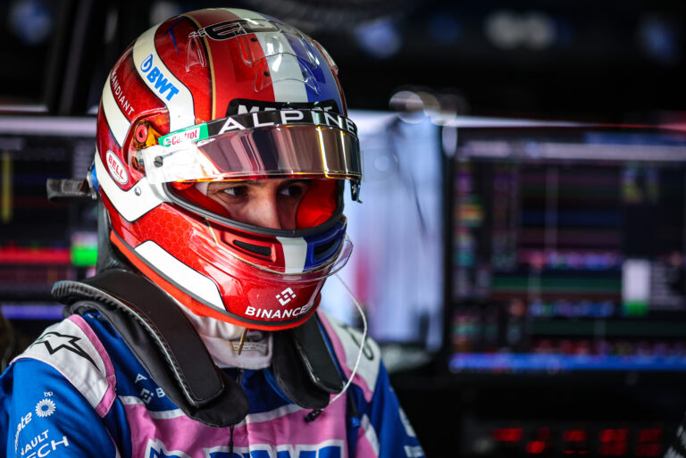 Ocon, racingline