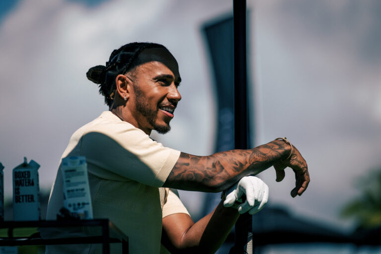 Lewis Hamilton, Miami, golf
