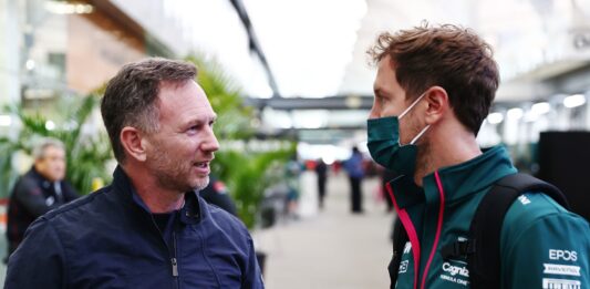 Christian Horner, Sebastian Vettel, Red Bull, Aston Martin