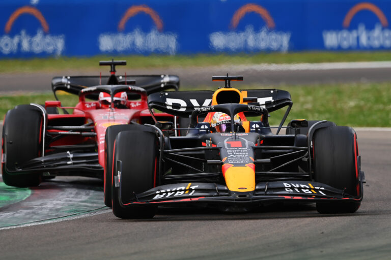 Max Verstappen, Red Bull, Charles Leclerc, Ferrari, Imola