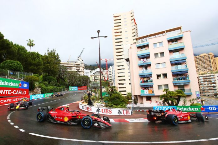 Charles Leclerc, Carlos Sainz, Max Verstappen, monacói