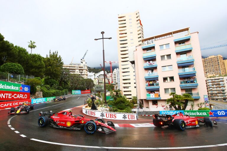 Charles Leclerc, Carlos Sainz, Max Verstappen, monacói