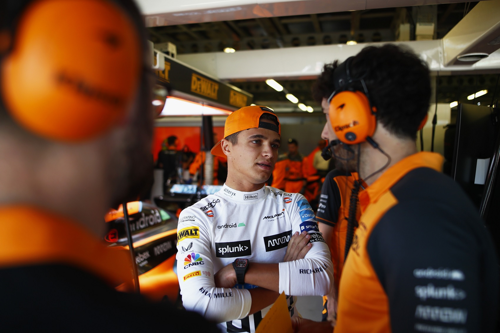Lando Norris, José Manuel López, McLaren