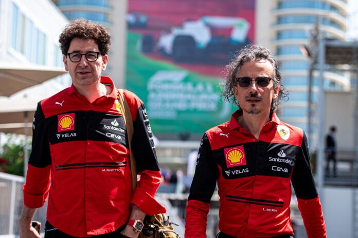 Mattia Binotto, Laurent Mekies, Ferrari