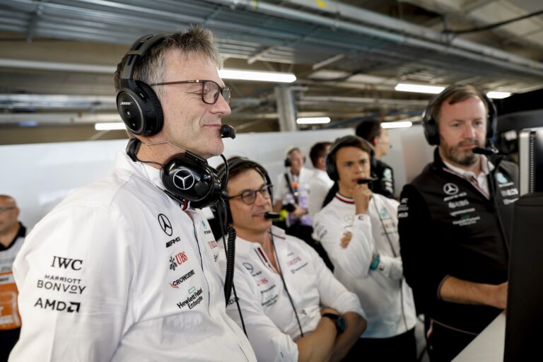 James Allison, Toto Wolff, Nyck de Vries, Mercedes