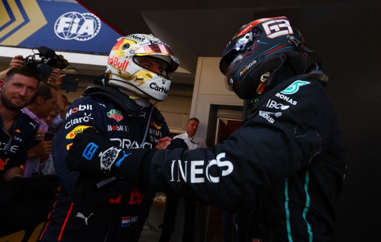max verstappen, george russell