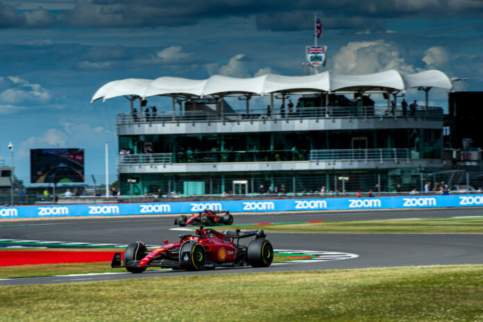 Charles Leclerc, Carlos Sainz, Ferrari, Silverstone